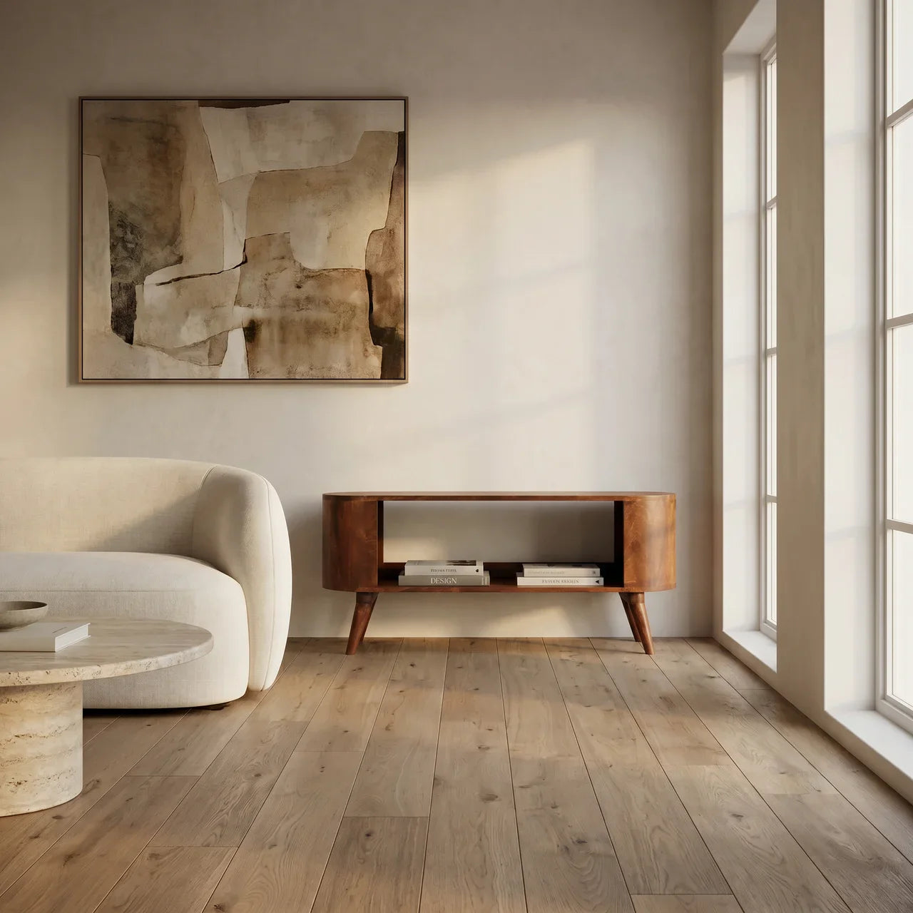 Soba Chestnut Shoe Cabinet
