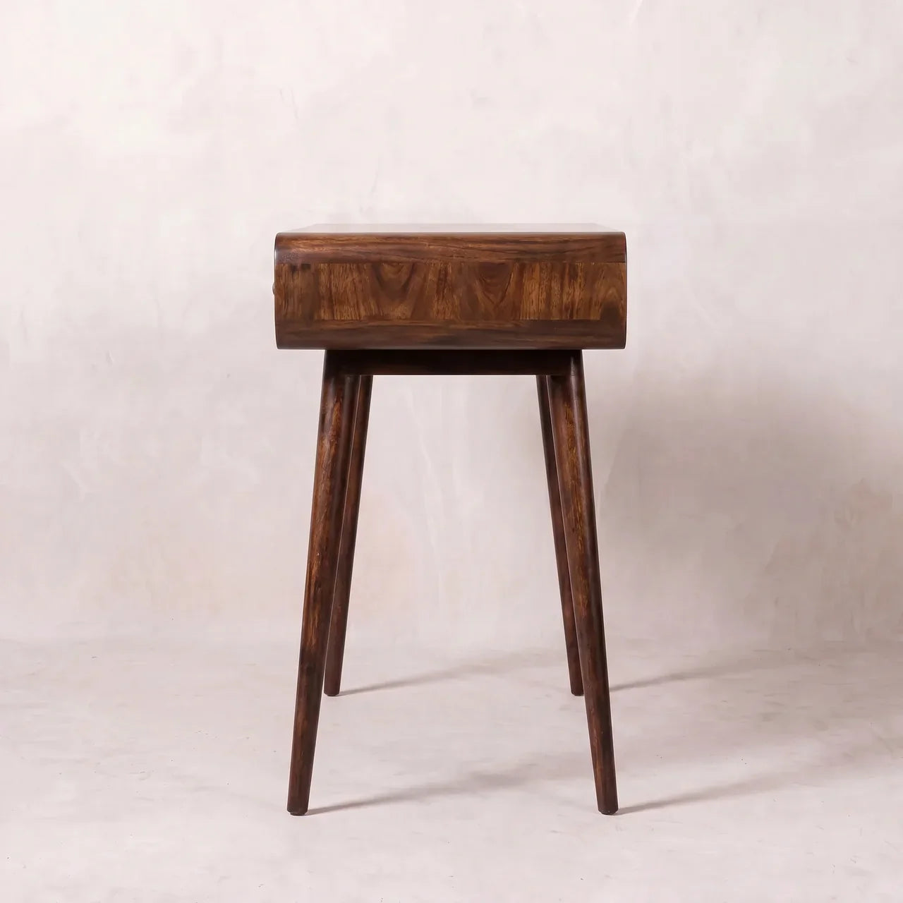 Curved California Walnut Writing Desk