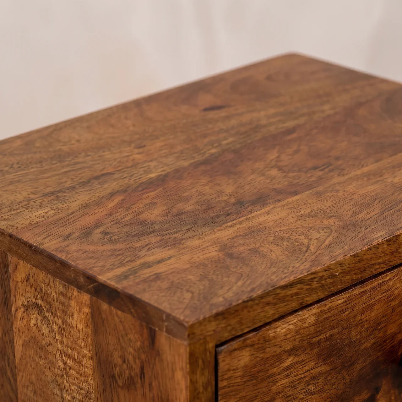 Solis 2-Drawer Chestnut Wall Mounted Nightstand