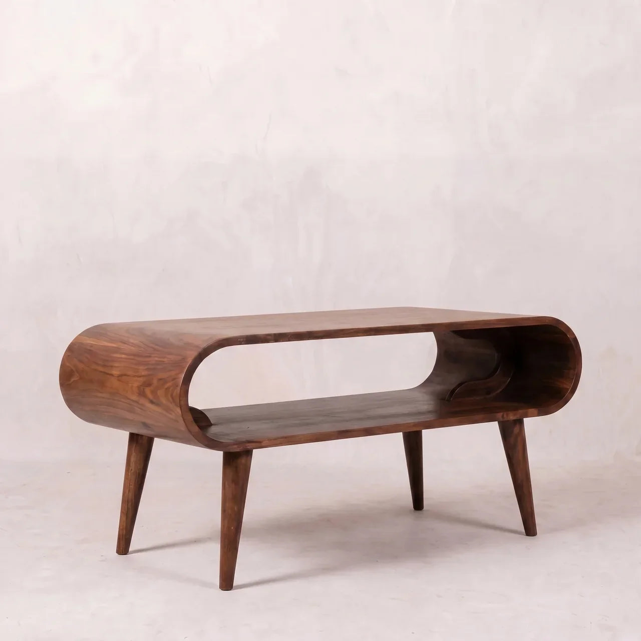 Open California Walnut Coffee Table