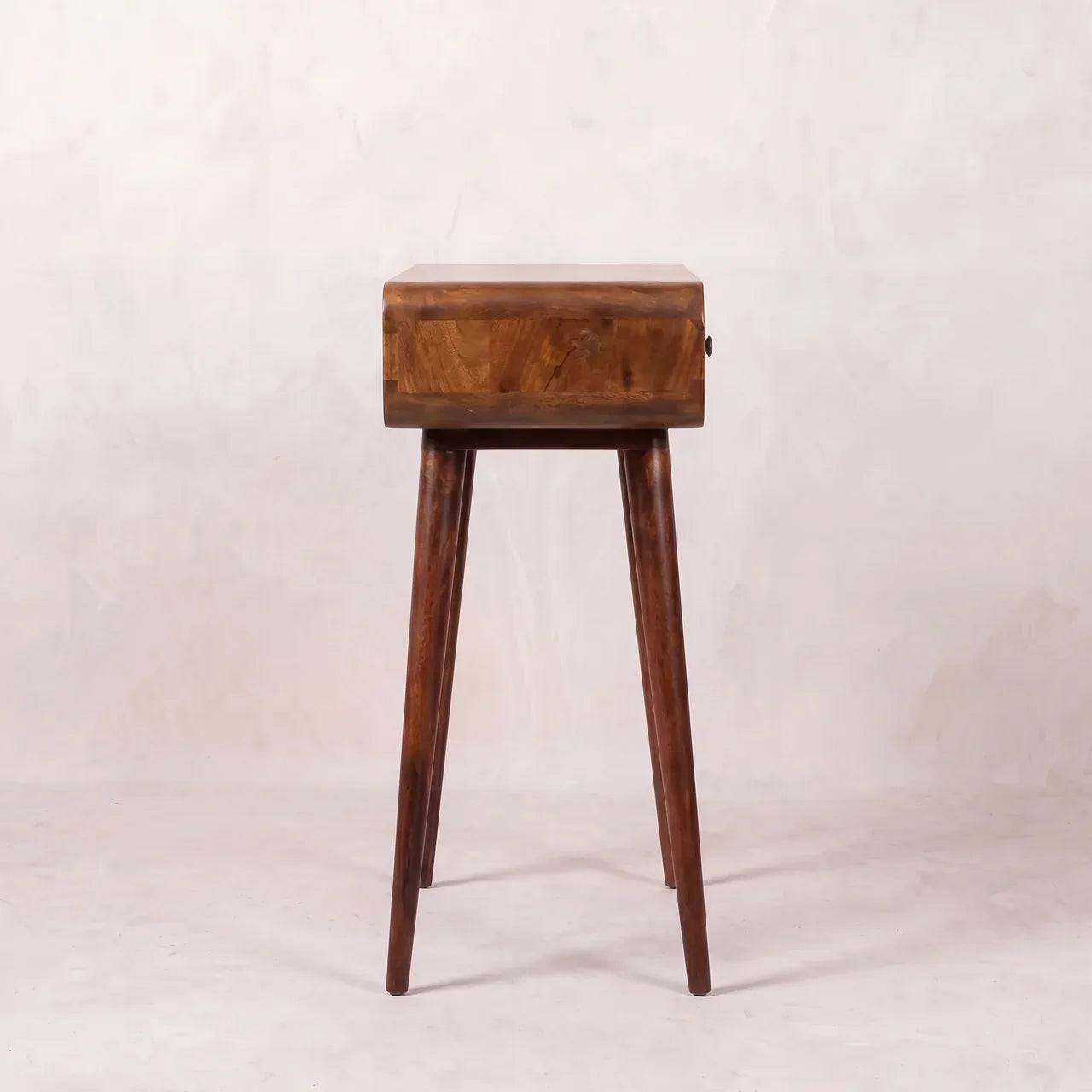 Chestnut Curved Hallway Table