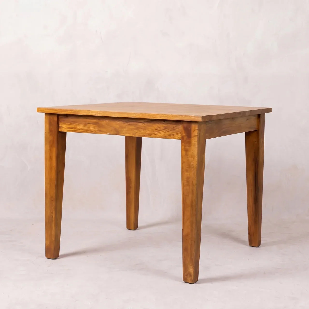 Golden Teak Solid Wood Dining Table