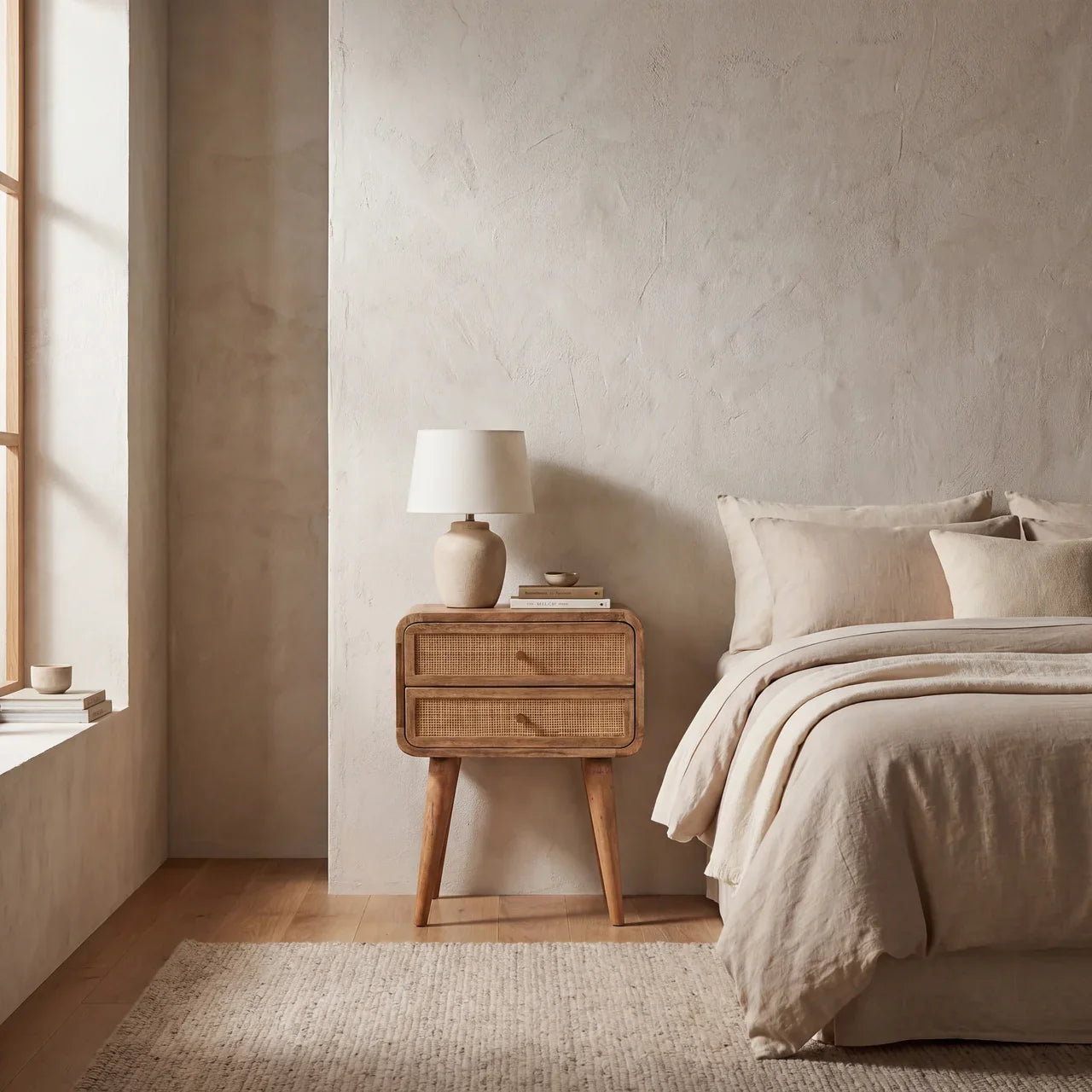 Close-knit 2 Drawer nightstand