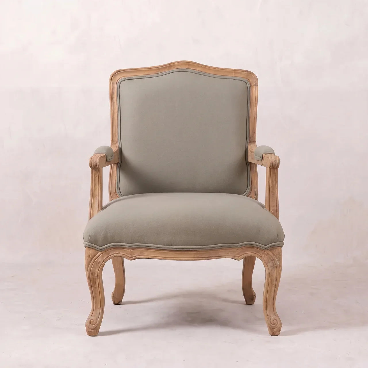 French Style Upholstered Armchair