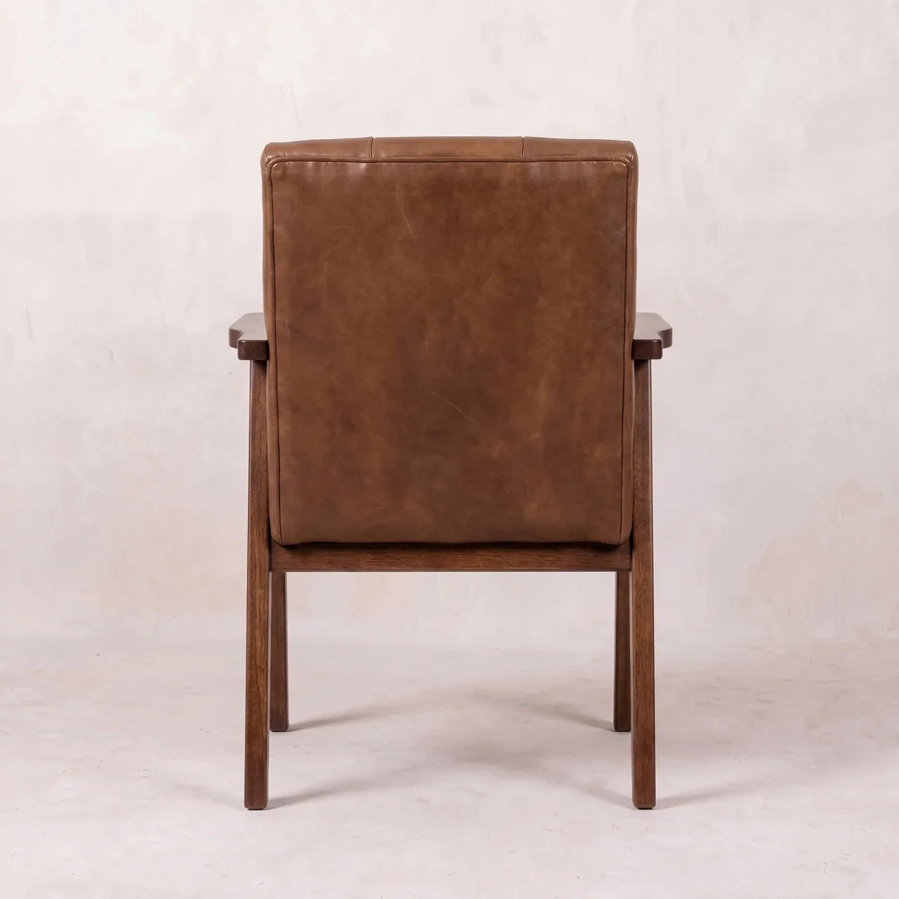 Brown Buffalo Leather Chair
