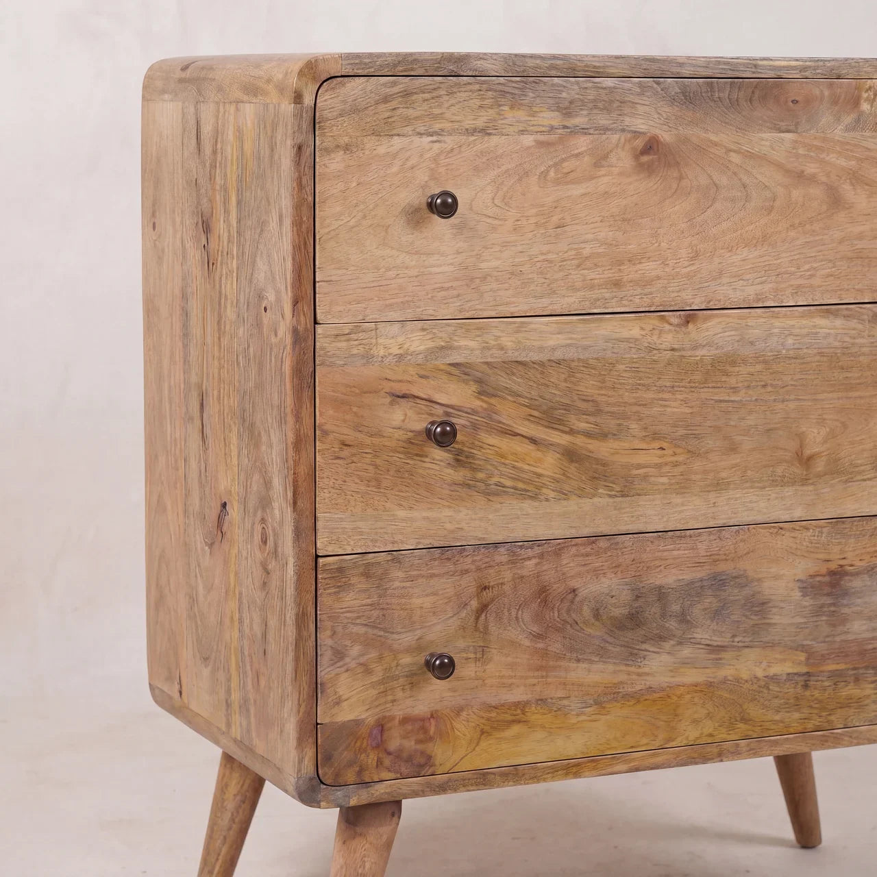 Curved Oak-ish Chest