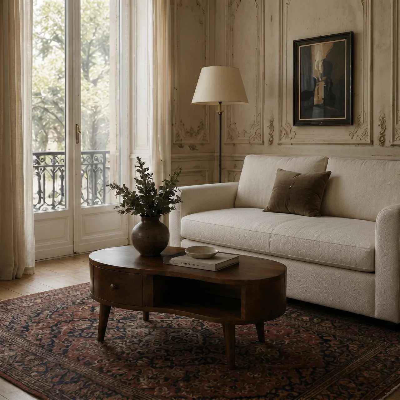 Chestnut Wave Coffee Table