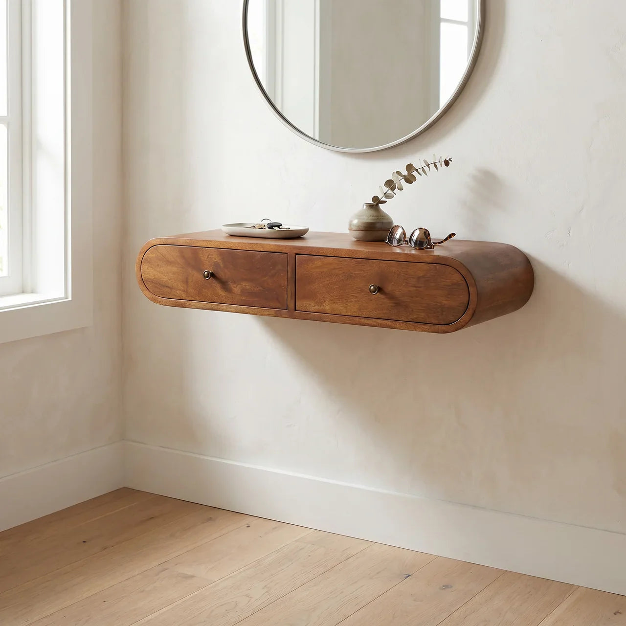 Floating Chestnut London Console