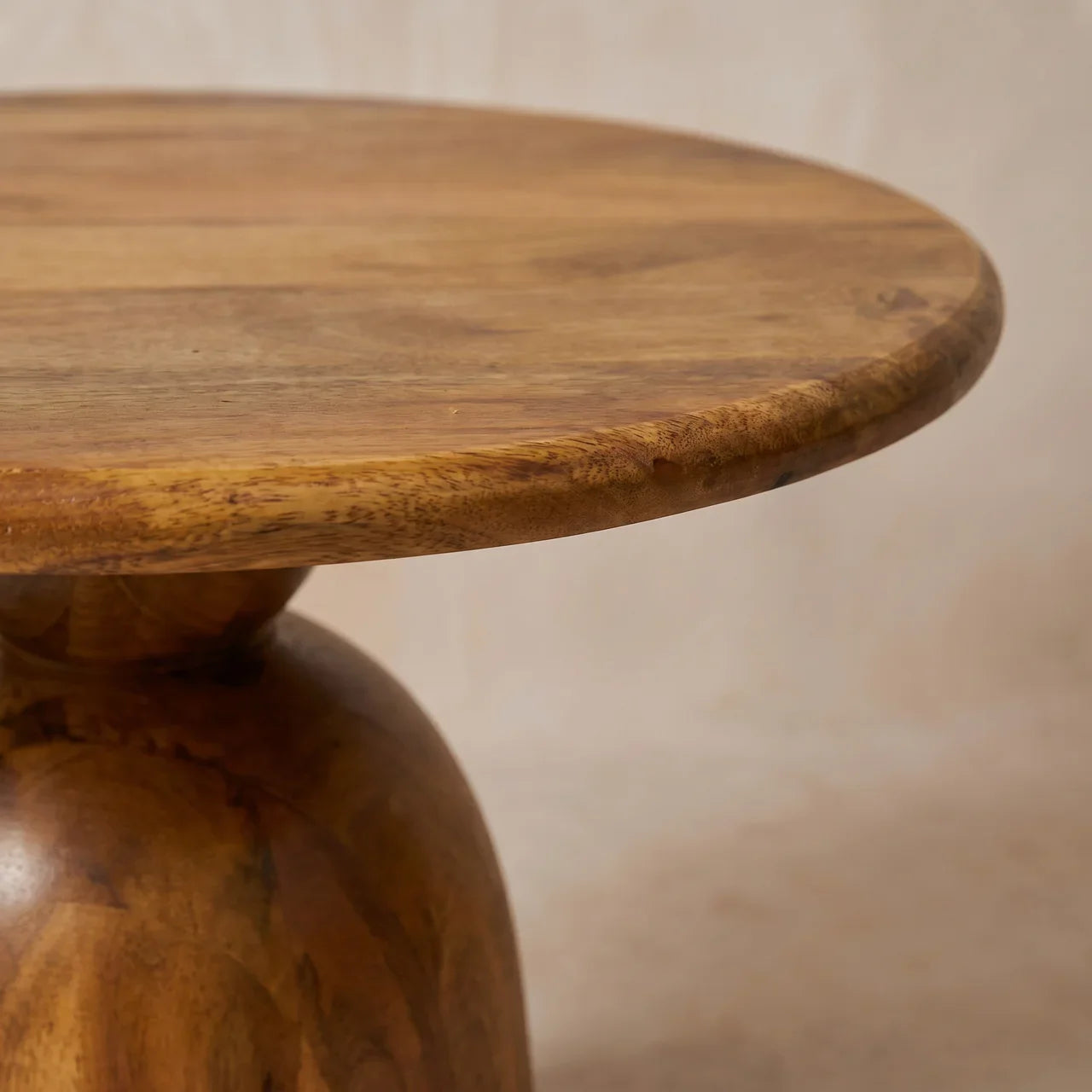 Sculpted Pedestal Coffee Table
