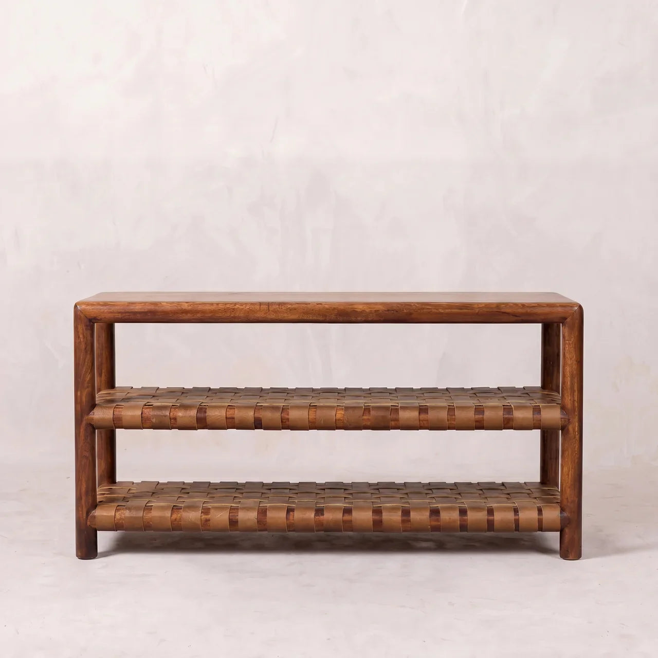 Regency Woven Chestnut 2 slot Shoe Rack