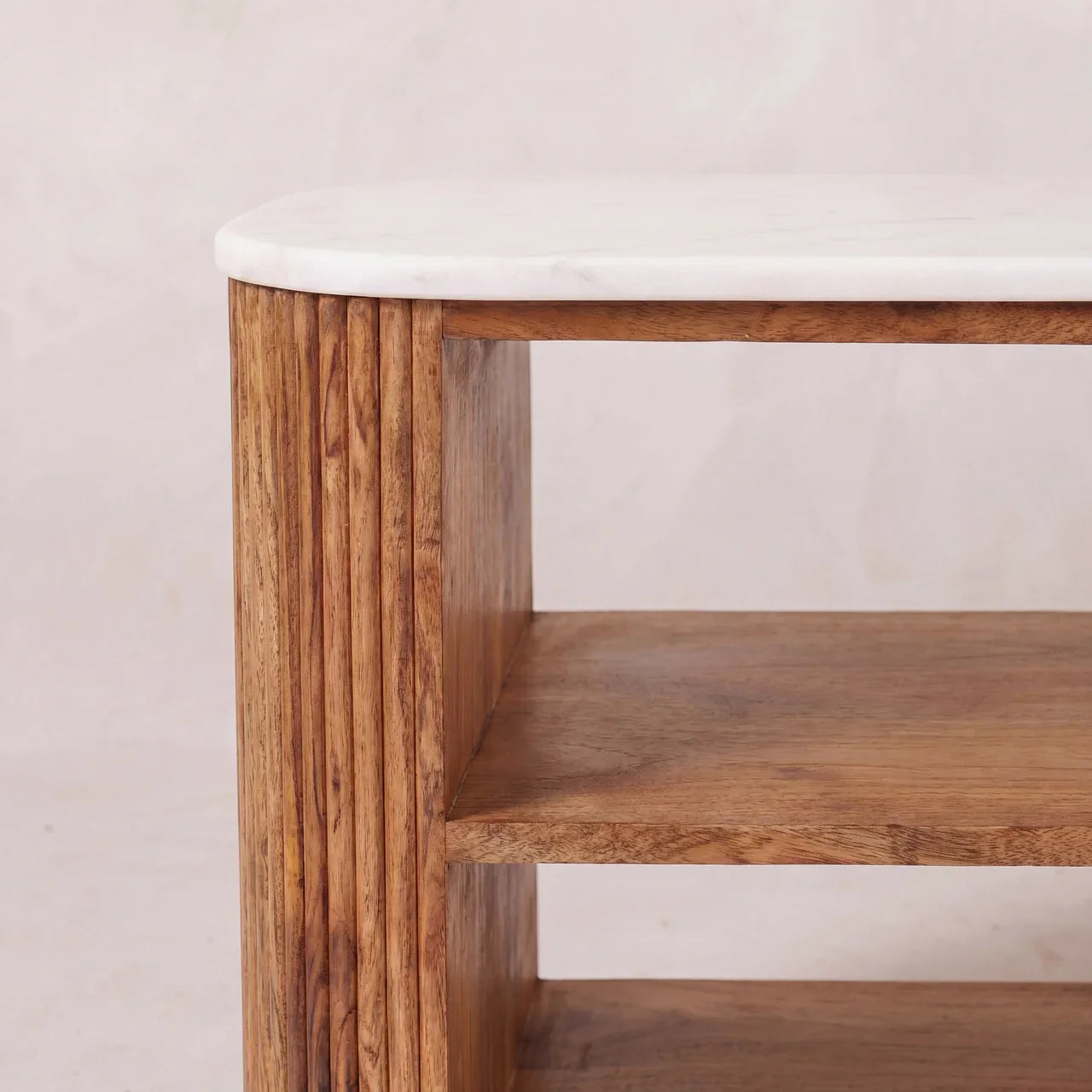 The Cove Marble Shoe Bench