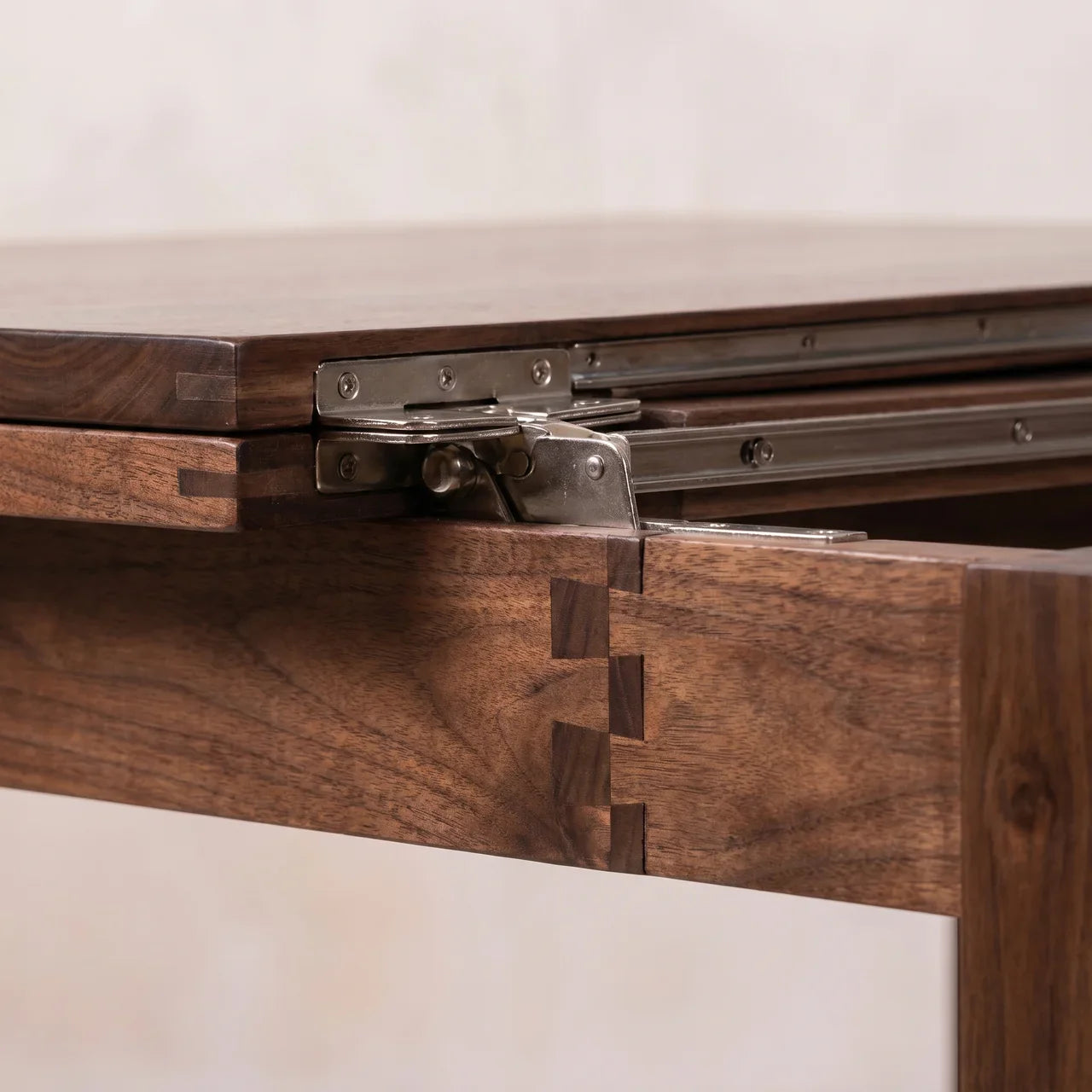 California Walnut Extendable Butterfly Dining Table
