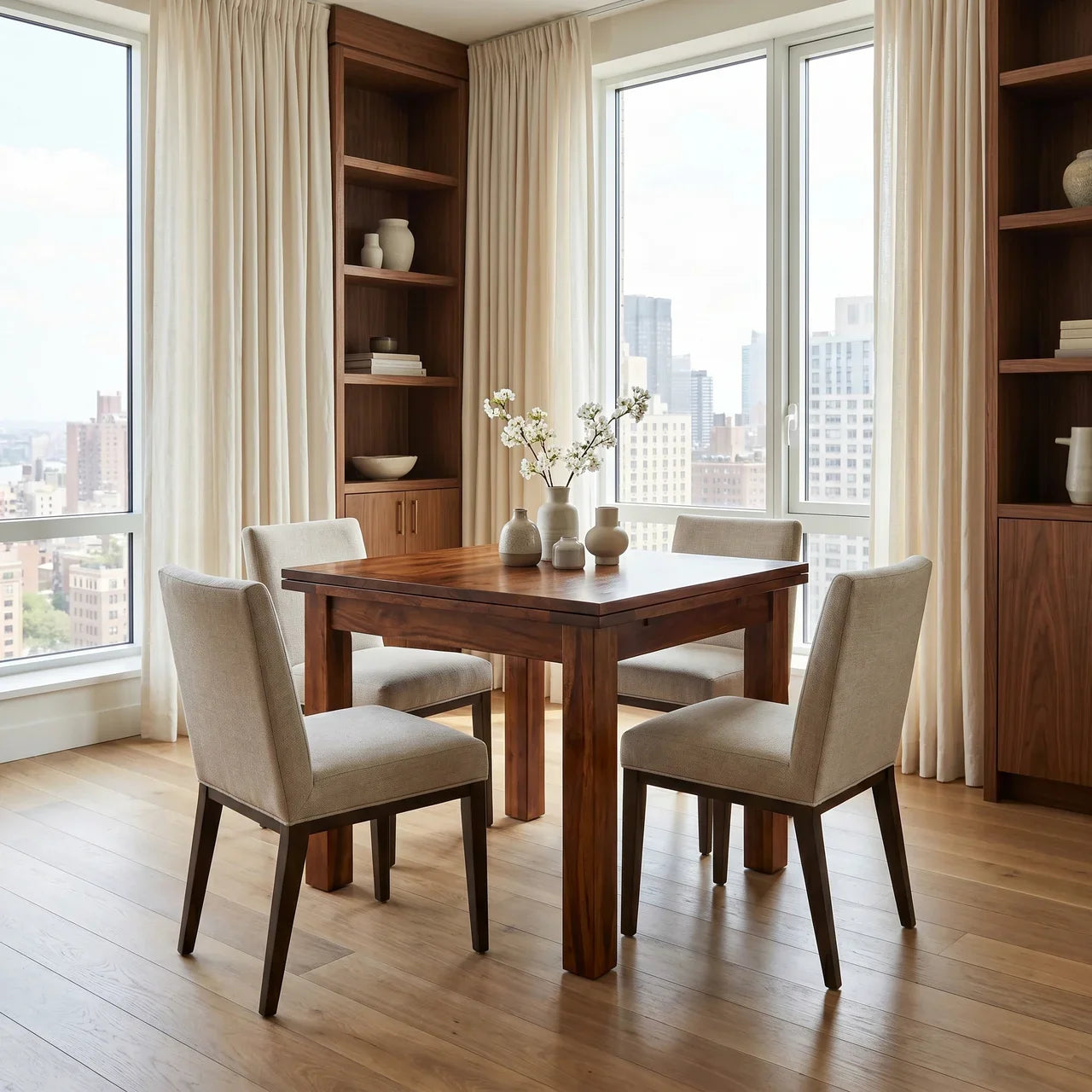 Chestnut Butterfly Dining Table