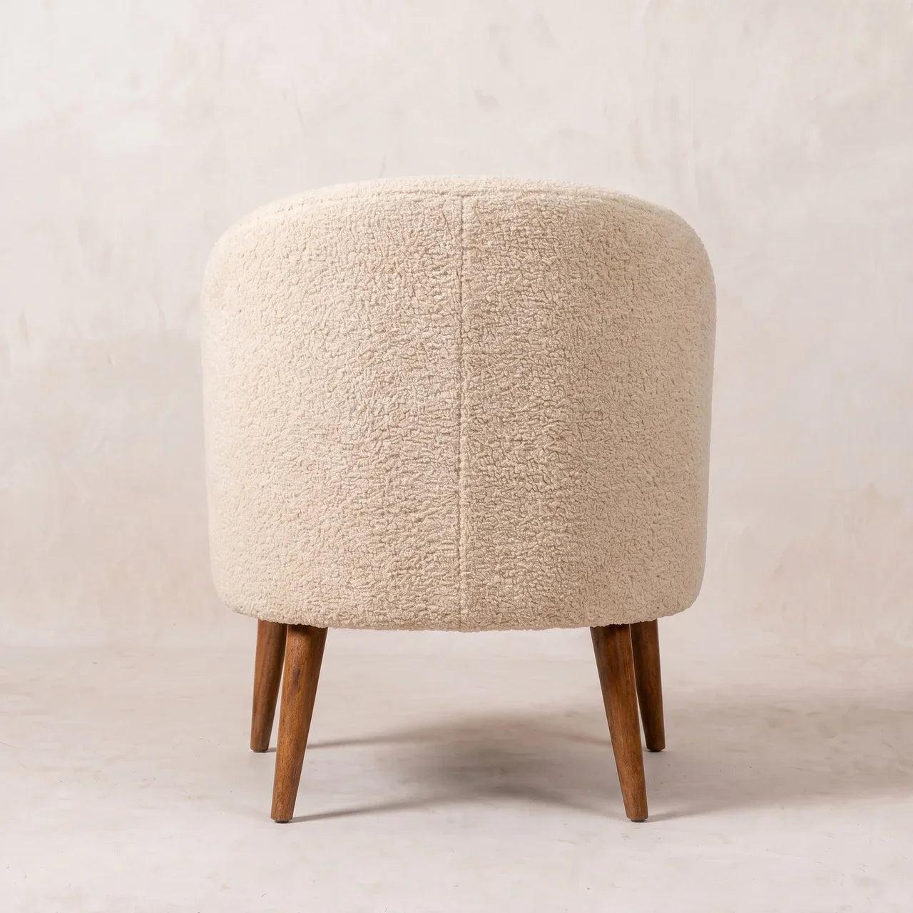 Cream Boucle Tub Chair