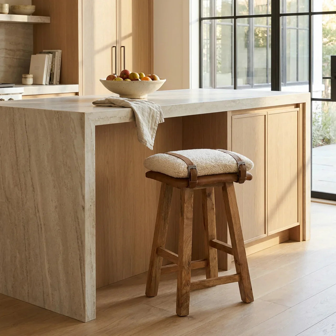 Strapped Bar Stool