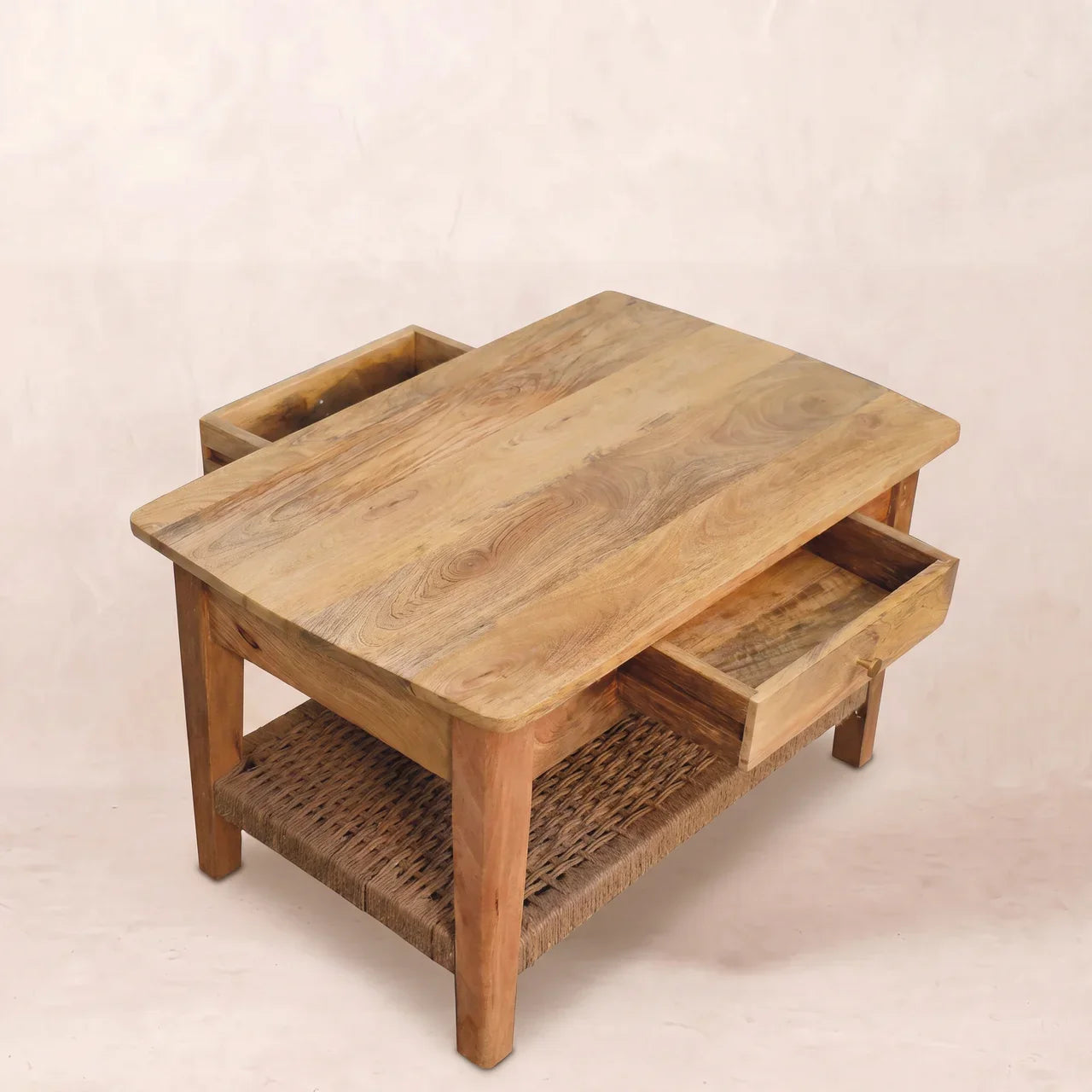 Rope 2 Drawers Coffee Table