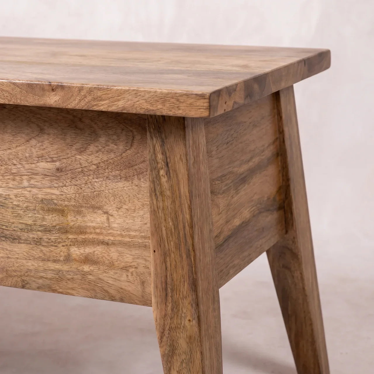 Solid Wood Lid Up Storage Bench