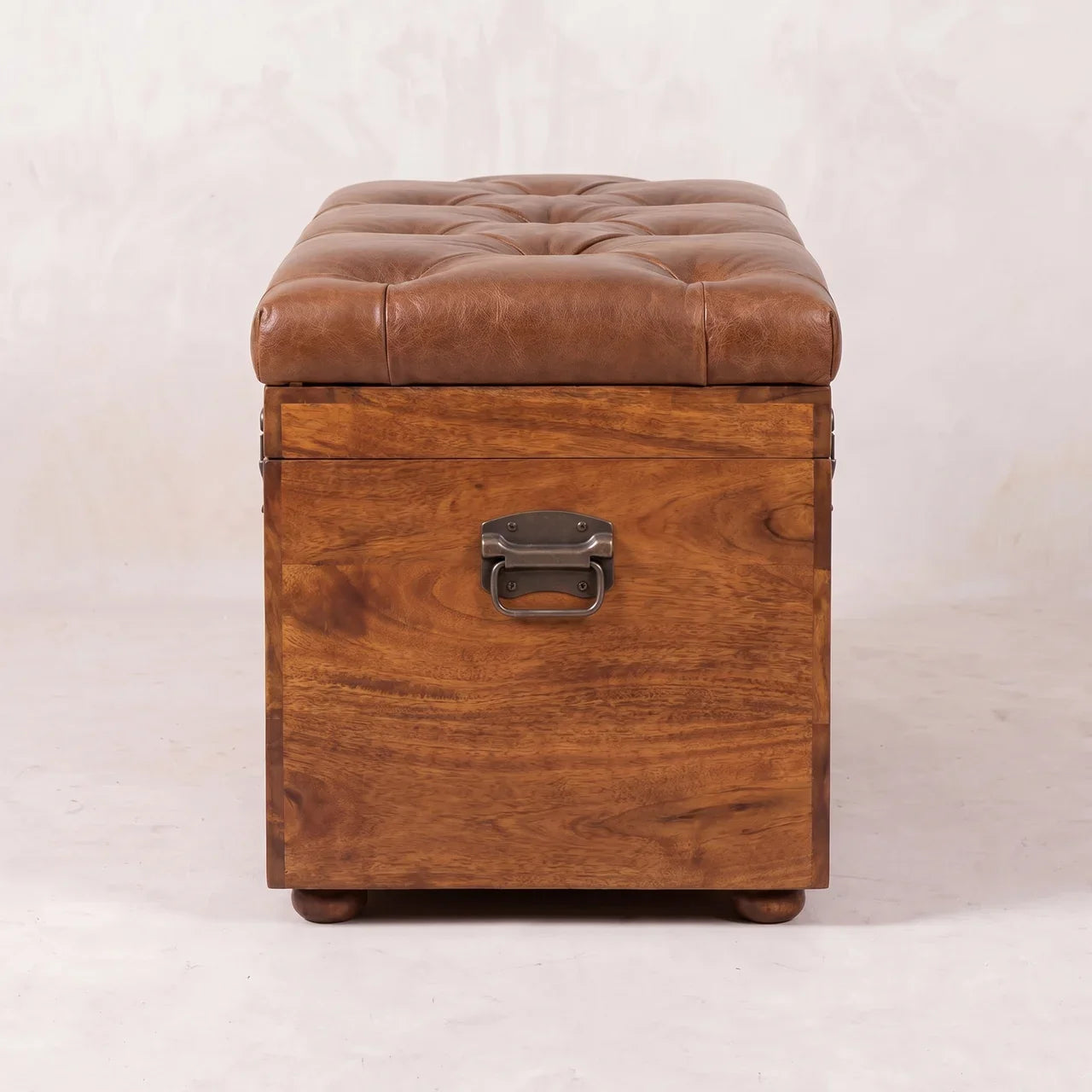 Buffalo Hide Chestnut Storage Trunk