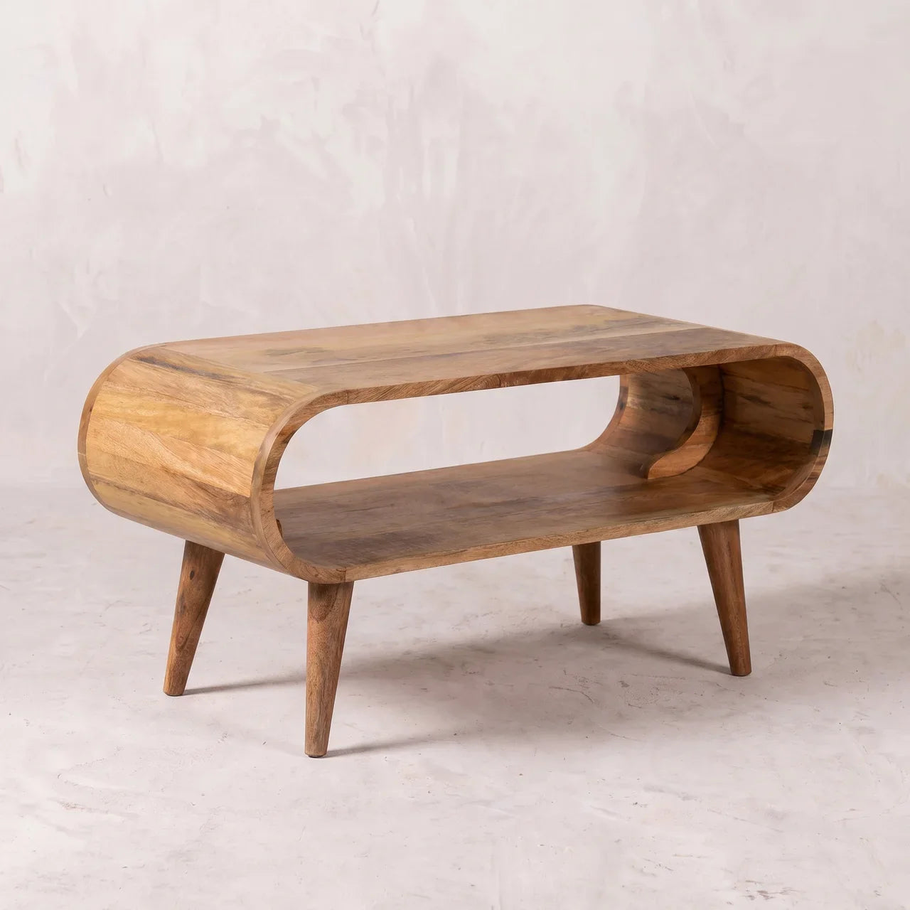 Oak-Ish Solid Wood Nordic Coffee Table
