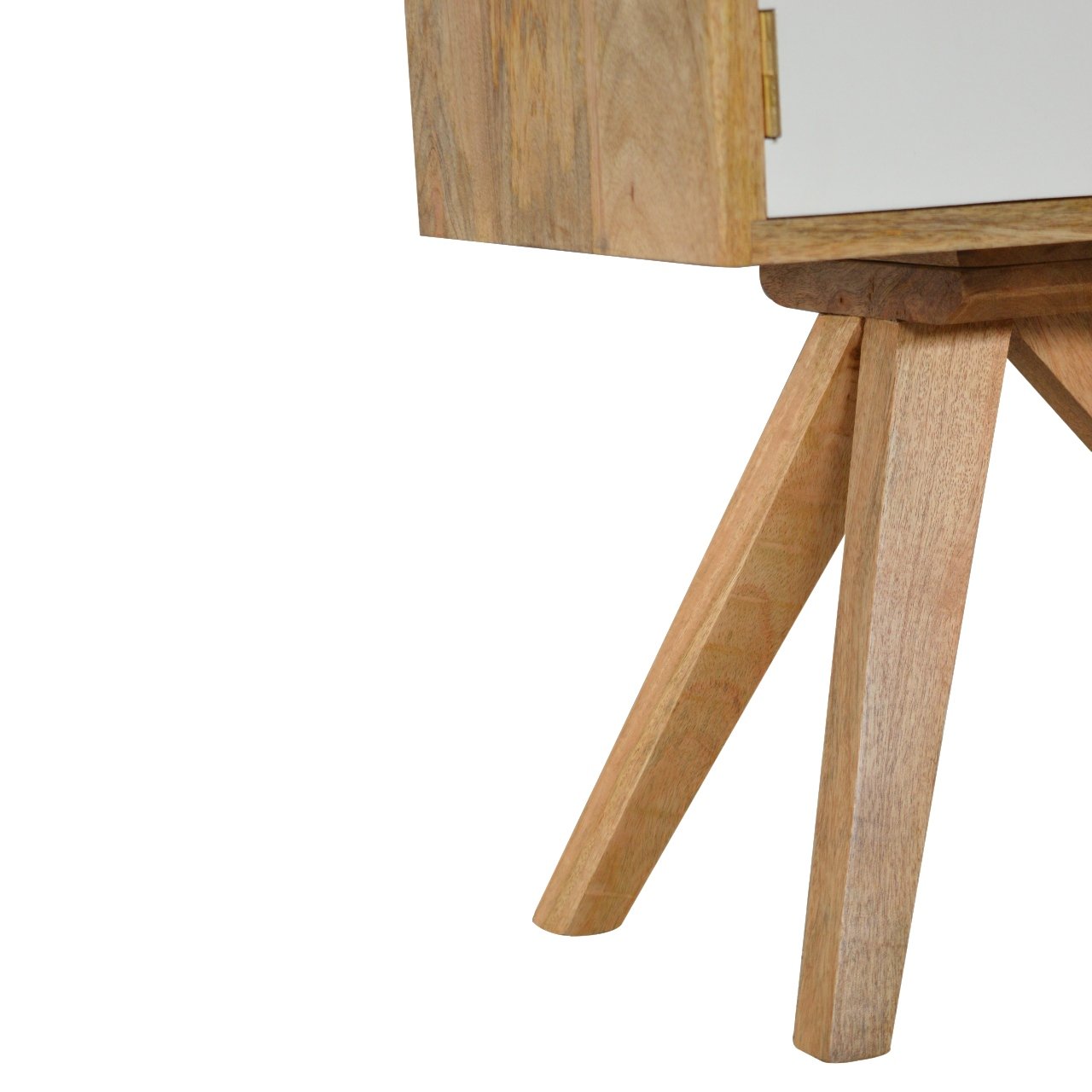 Solid Wood Tripod Nightstand