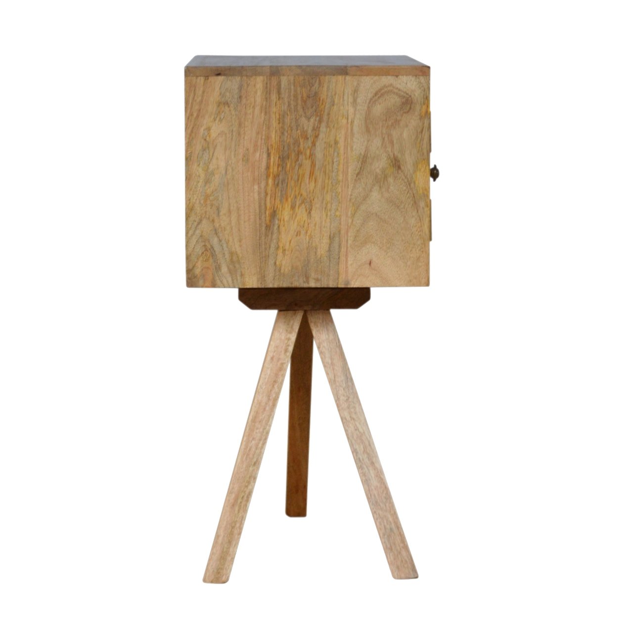 Solid Wood Tripod Nightstand