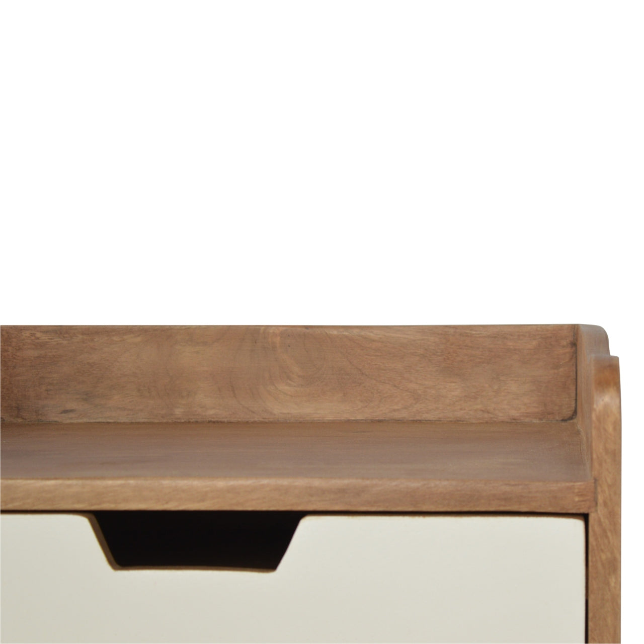 White Painted Nightstand Table