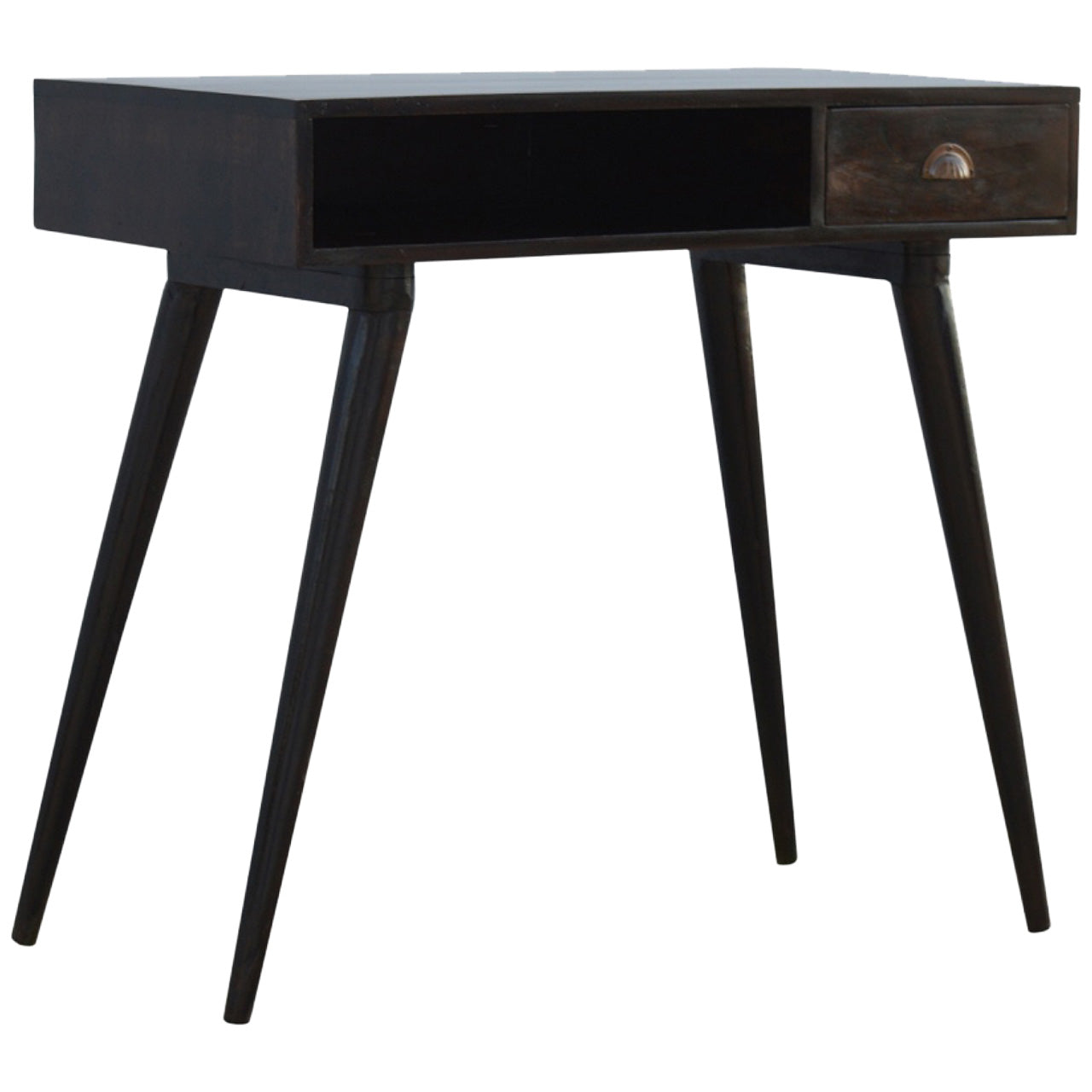 Walnut Open Shelf Writing Desk