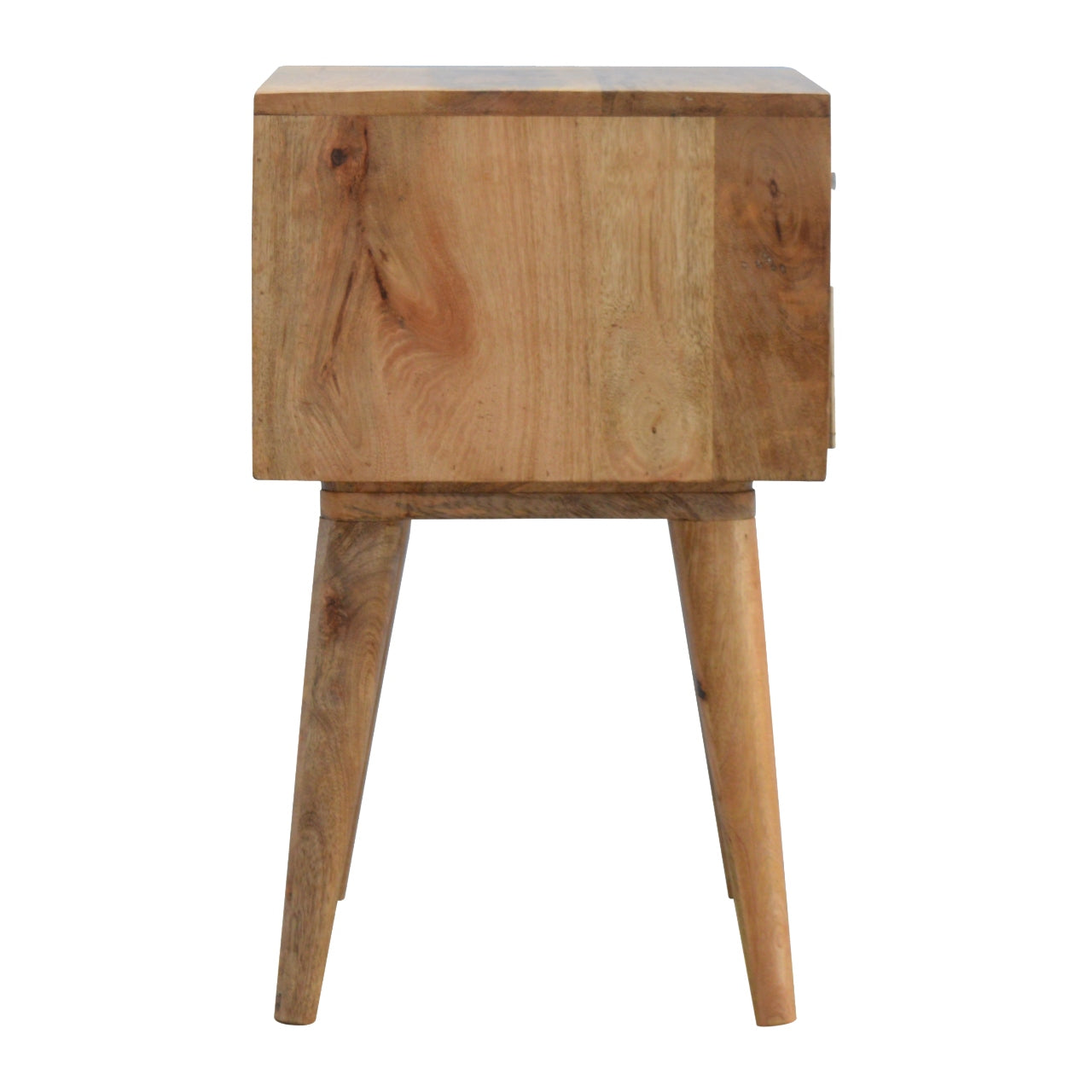 Bone Inlay Nightstand with 2 Drawers