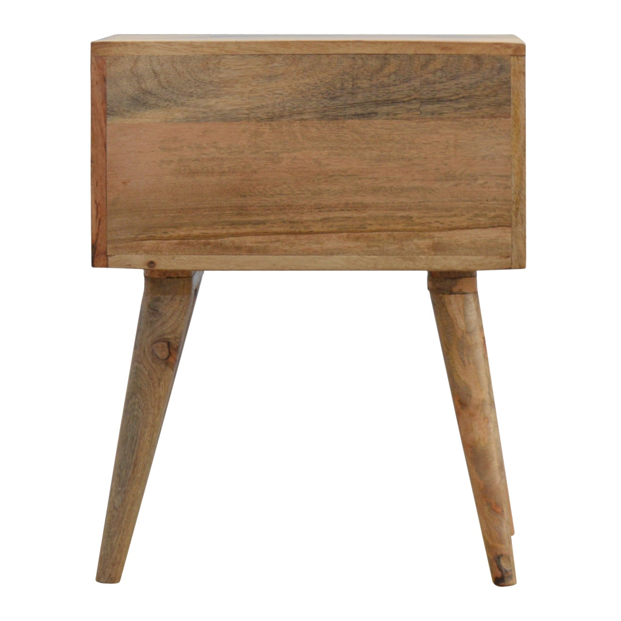 Bone Inlay Nightstand with 2 Drawers