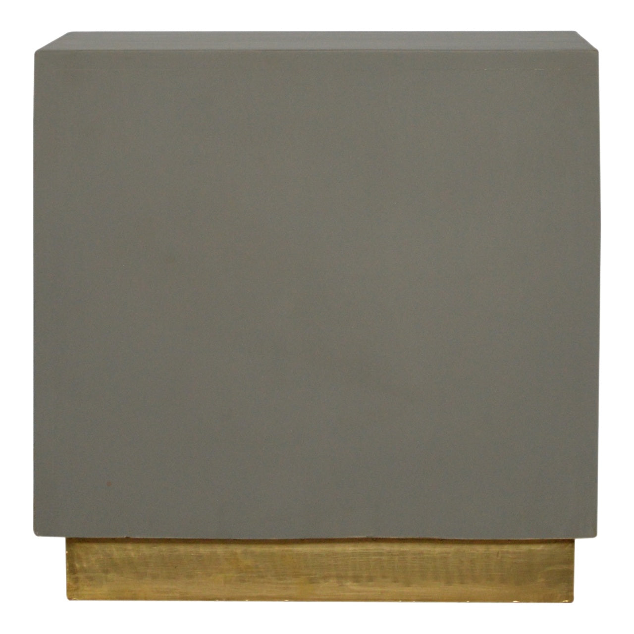 Cement Nightstand with Open Slot