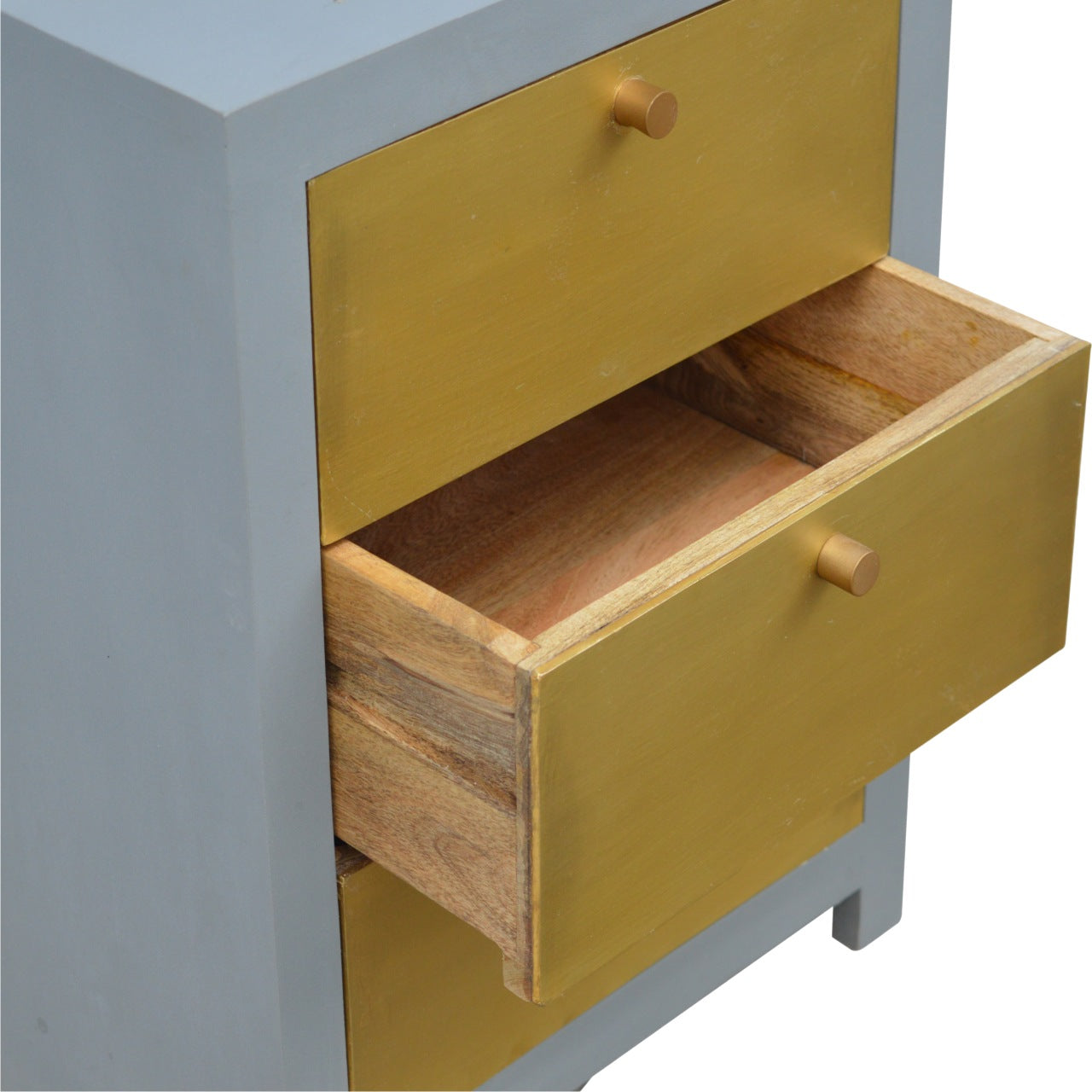 Gold x Cement Nightstand