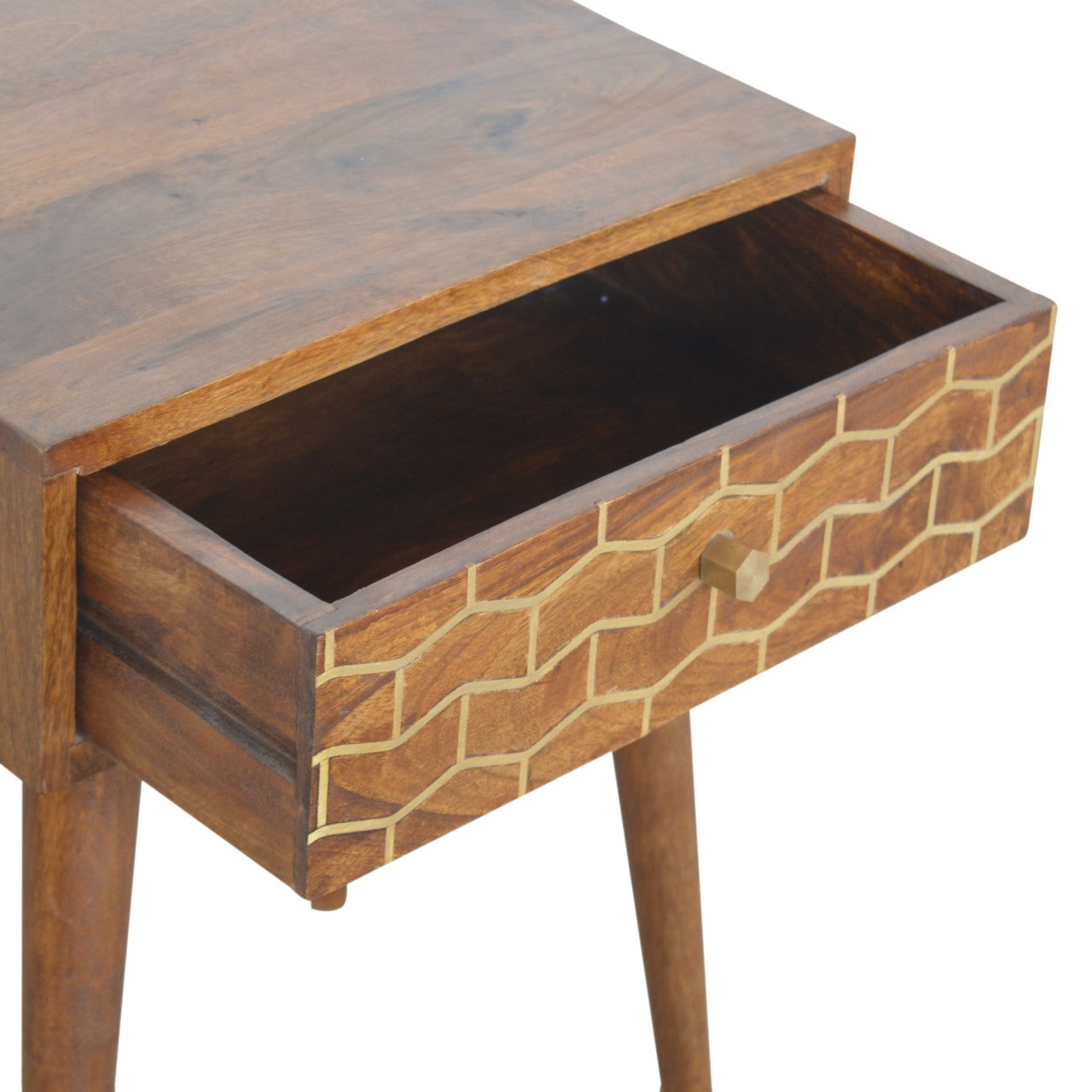 Gold Art Pattern Nightstand