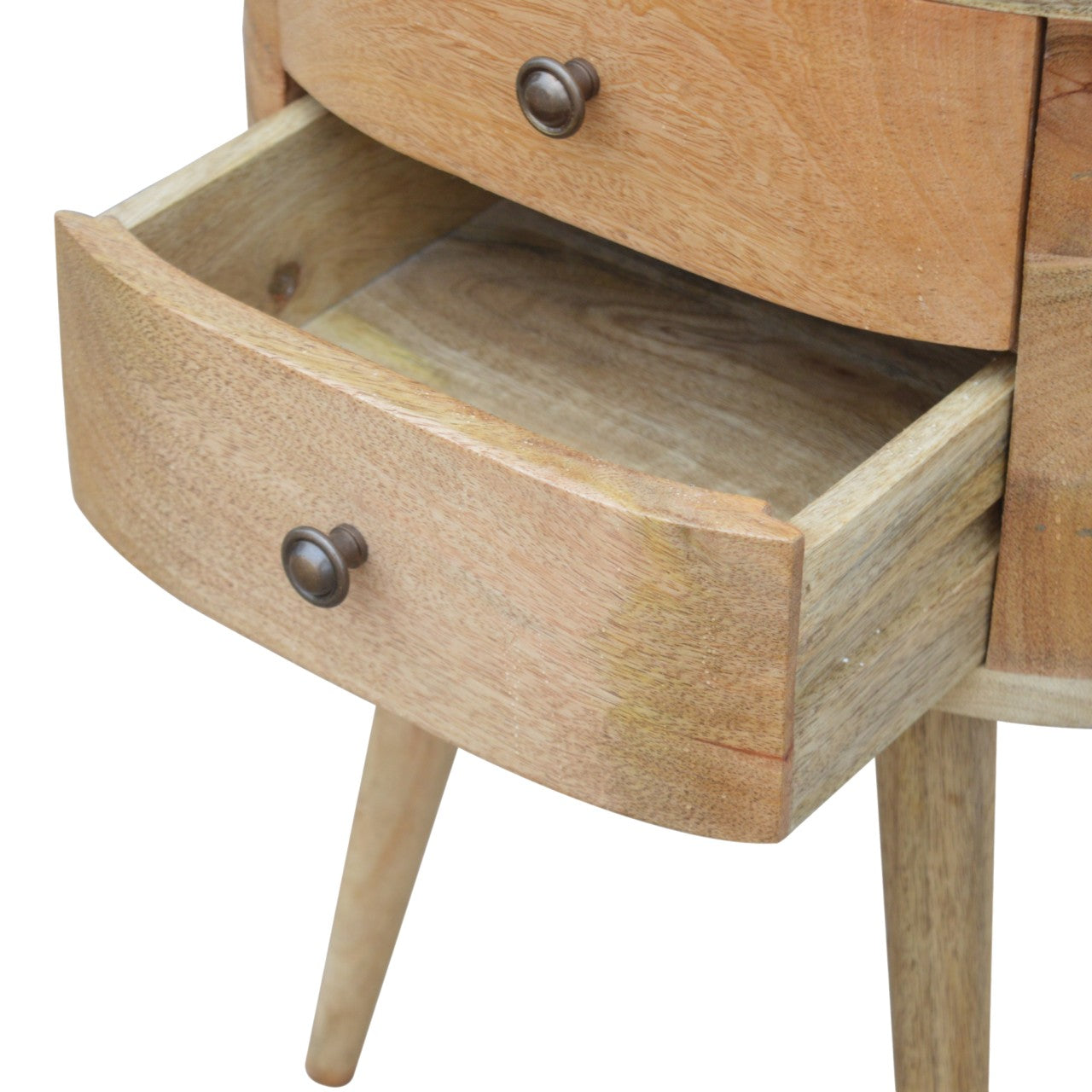 Rounded nightstand Table
